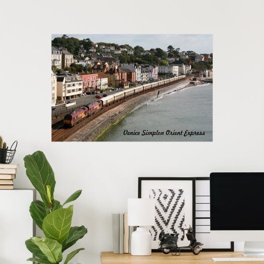 The Orient Express, VOSE, Dawlish, Devon Poster (Heimbüro)