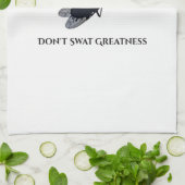 The Original Bayou Fly  Don't Swat Greatness Geschirrtuch (Gefaltet)