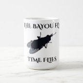 The Original Bayou Fly  Time Flies Kaffeetasse (Mittel)