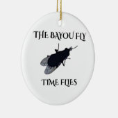The Original Bayou Fly Time Flies Keramik Ornament (Rechts)
