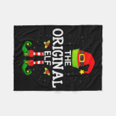 The Original Elf Christmas Family Matching Pajama Fleecedecke (Vorderseite (Horizontal))