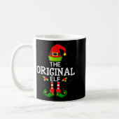 The Original Elf Christmas Family Matching Pajama Kaffeetasse (Links)