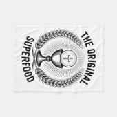 The Original Superfood Eucharist Catholic M  Fleecedecke (Vorderseite (Horizontal))
