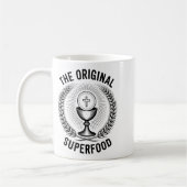 The Original Superfood Eucharist Catholic M Kaffeetasse (Links)