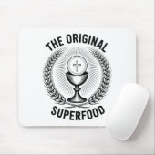 The Original Superfood Eucharist Catholic M Mousepad (Mit Mouse)