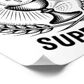 The Original Superfood Eucharist Catholic M Poster (Ecke)