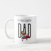 The Original Superhero Dad Funny Father's Day  Kaffeetasse (Links)