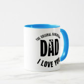 The Original Superhero: Ich Liebe Vater Tasse (VorderseiteRechts)