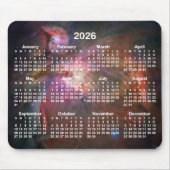 The Orion Nebula 2026 Calendar Mousepad (Vorne)
