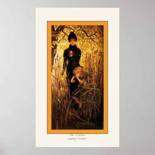 The Orphan ~ James Tissot ~ Fine Art Print Poster (Vorne)