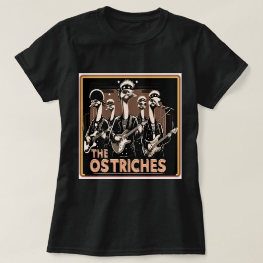The Ostriches Band Women's Tee (Design vorne)