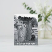 "The Outhouse" Postkarte (Stehend Vorderseite)