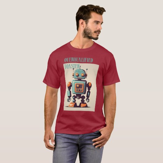 The Overqualified Toaster T-Shirt (Vorne ganz)