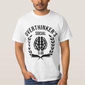The Overthinker's Social Club T-shirt Design (Vorderseite)