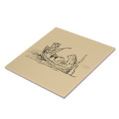 The Owl and the Pussycat (von Edward Lear) Fliese (Seite)