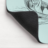 The Owl and the Pussycat (von Edward Lear) Mousepad (Ecke)