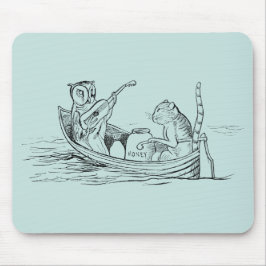 The Owl and the Pussycat (von Edward Lear) Mousepad
