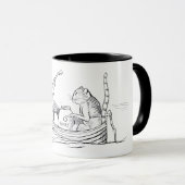 The Owl and the Pussycat (von Edward Lear) Tasse (VorderseiteRechts)