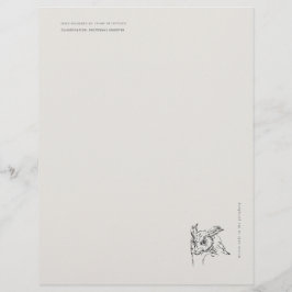 The Owl- Naturalist Menagerie Archive  Briefbogen