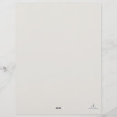 The Owl- Naturalist Menagerie Archive  Briefbogen (Rückseite)