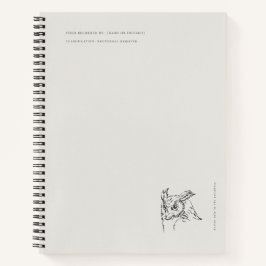 The Owl- Naturalist Menagerie Archive  Notizblock