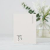 The Owl- Naturalist Menagerie Bookmark Postkarte (Stehend Vorderseite)