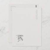 The Owl- Naturalist Menagerie Bookmark Postkarte (Vorne/Hinten)