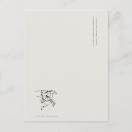 The Owl- Naturalist Menagerie Bookmark Postkarte