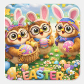 The owl sticker sheet (Vorderseite)