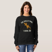 The Ozello Trail Florida USA Gecko Design Sweatshirt (Vorne ganz)