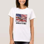 The P-38 Lightning - America at its Finest T-Shirt (Vorderseite)