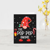 The P P Gnome Matching Family Christmas Gnome Paja Karte (Gelbe Blume)