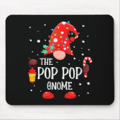 The P P Gnome Matching Family Christmas Gnome Paja Mousepad (Vorne)