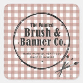 The Painted Brush Co Aufkleber (Vorderseite)