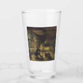 The Painter in his Workshop (Artist's Studio) Glas (Vorderseite)