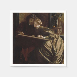 The Painter's Honeymoon (von Frederic Leighton) Serviette