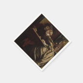 The Painter's Honeymoon (von Frederic Leighton) Serviette (Ecke)