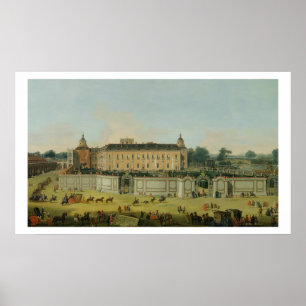 The Palace of Aranjuez, 1756 (oil on canvas) Poster