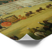 The Palace of Aranjuez, 1756 Poster (Ecke)