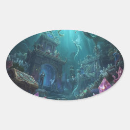 The Palace of Tides and Treasures Ovaler Aufkleber