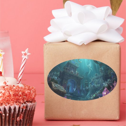 The Palace of Tides and Treasures Ovaler Aufkleber (Party)