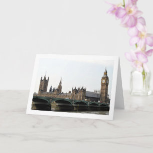 The Palace of Westminster, London, England Karte