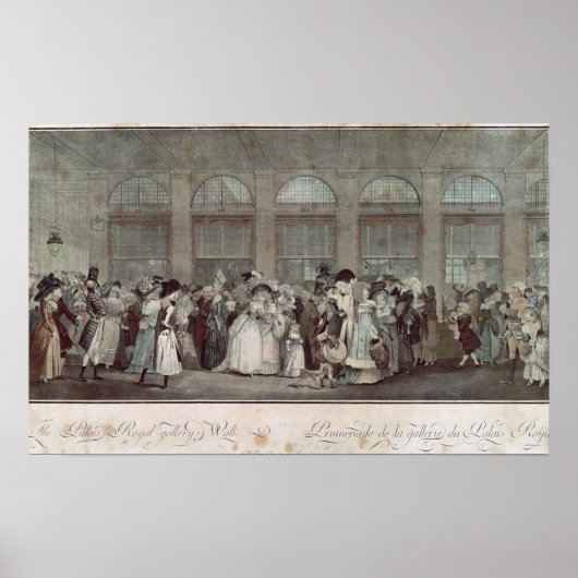 The Palais Royal Gallery, 1787 Poster (Vorne)