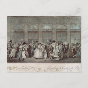 The Palais Royal Gallery, 1787 Postkarte
