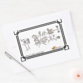 The Palin Brawl, von Jeanne Devon Rechteckiger Aufkleber (Umschlag)