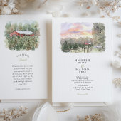 The Pallet Barn at Christmas Tree Lane Wedding Einladung