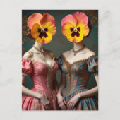 The Pansy Head Women Postkarte (Vorderseite)