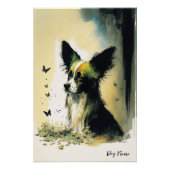 The Papillon Dog - Composition 001 Poster (Vorderseite)
