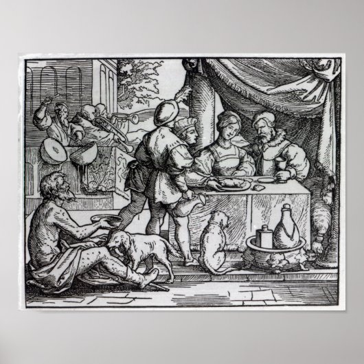 The Parable of Lazarus and Dives Poster (Vorne)