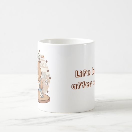 The Paris Sips Cozy Capy Coffee Kaffeetasse (Mittel)